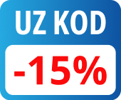 15% popust uz kod